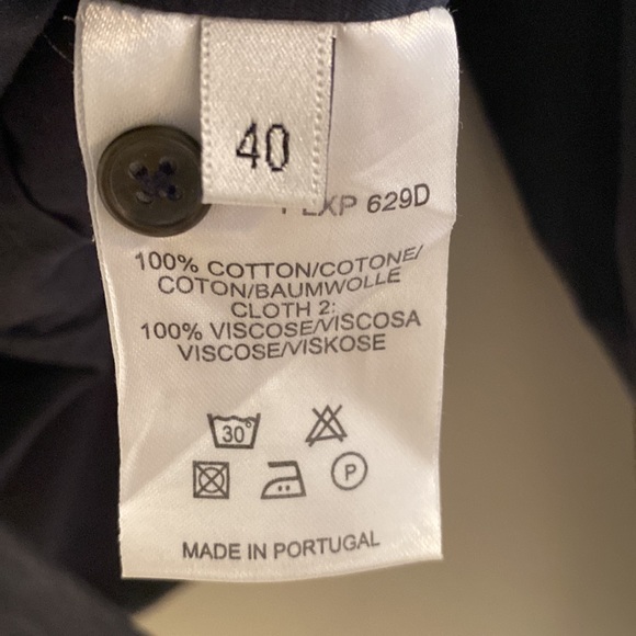 Paul Smith ‘Paul’ Banded Collar Ladies Shirt - Navy - IT 40 - Picture 10 of 10